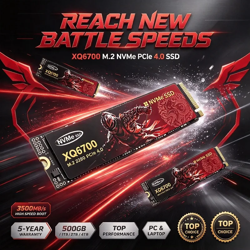 XQ6700 M.2 NVMe SSD 500GB 4TB  - M.2 Nvme 4Tb Pcie 4.0 Ssd recensie en prijs