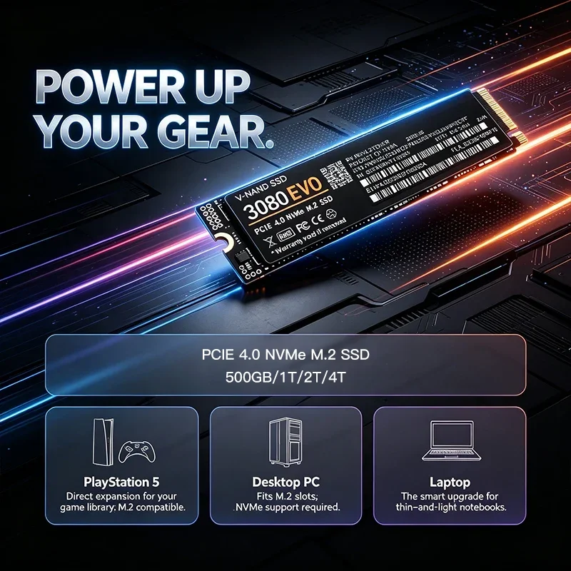 3080 EVO 1TB 2TB 4TB M.2 NVMe  - M.2 Nvme 4Tb Pcie 4.0 Ssd recensie en prijs