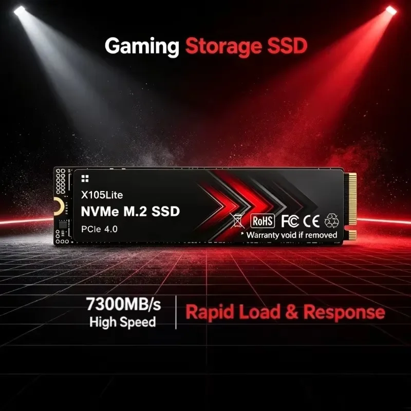 Gloednieuwe X105Lite NVMe SSD  - M.2 Nvme 4Tb Pcie 4.0 Ssd recensie en prijs