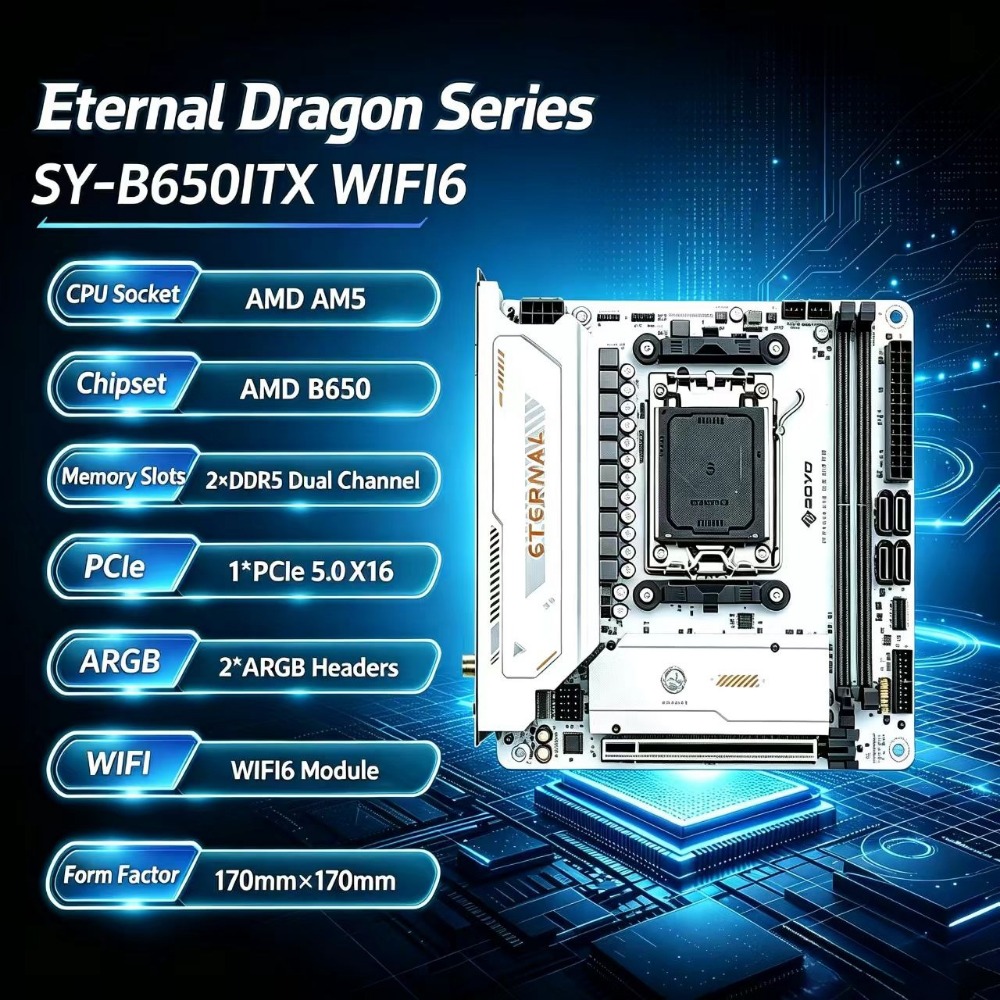 SY-B650ITX WIFI6 AMD Mini-moed - B650 Itx Motherboard Wifi recensie en prijs