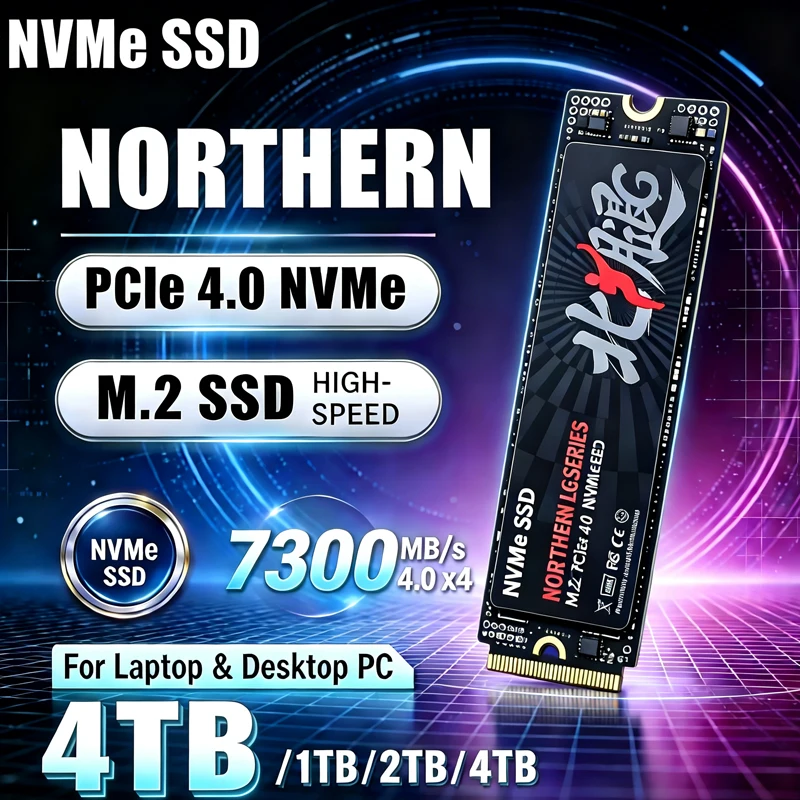 Hoge snelheid, 7300 MB/s, orig - M.2 Nvme 4Tb Pcie 4.0 Ssd recensie en prijs
